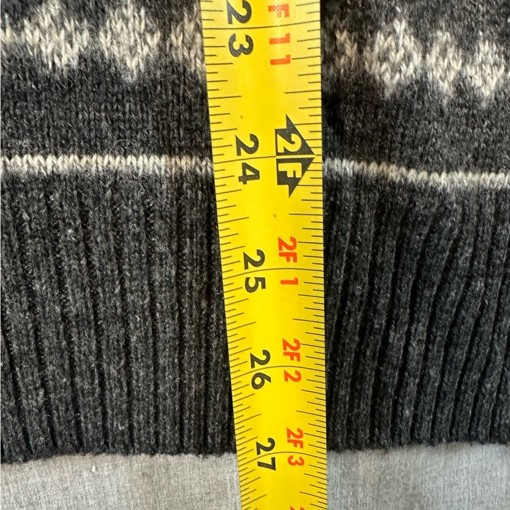 Urban Pipeline Men's Striped Crewneck Sweater - Gray, Blue, Orange - Picture 6 of 7